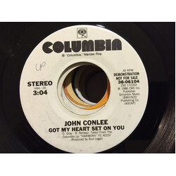 John Conlee Got My Heart Set On You USED VINYL 7INCH 45 RPM PROMO