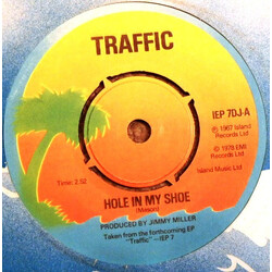 Traffic Hole In My Shoe USED VINYL 7INCH SINGLE SIDED PROMO
