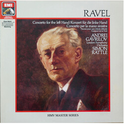 Andrei Gavrilov / The London Symphony Orchestra / Sir Simon Rattle / Maurice Ravel Concerto For The Left Hand Vinyl LP USED
