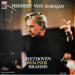 Herbert von Karajan Conducts Beethoven, Wagner And Brahms With The Berlin Philharmonic Orchestra And The Dresden State Orchestra Vinyl LP USED