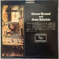 Oscar Brand / Jean Ritchie Oscar Brand And Jean Ritchie Vinyl LP USED