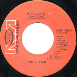 Hot Butter Popcorn USED VINYL 7INCH 45 RPM REISSUE