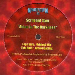 Sergeant Sam Alone In The Darkness VINYL 12" USED