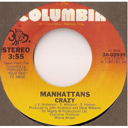 Manhattans Crazy USED VINYL 7"