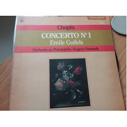Frédéric Chopin / Emil Gilels / The Philadelphia Orchestra / Eugene Ormandy Concerto no.1 Vinyl LP USED