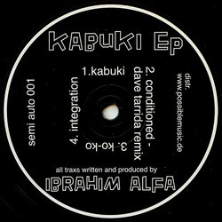 Ibrahim Alfa Kabuki EP USED VINYL 12INCH 33 S RPM EP