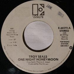 Troy Seals One Night Honeymoon USED VINYL 7INCH 45 RPM PROMO