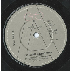 New Musik The Planet Doesn't Mind Vinyl 7" USED