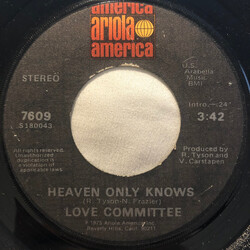 Love Committee Heaven Only Knows / Am I Wasting Time USED VINYL 7INCH 45 RPM STEREO