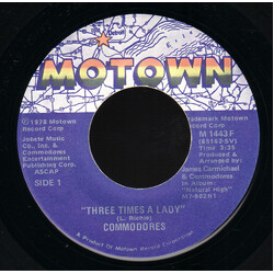 Commodores Three Times A Lady USED VINYL 7INCH 45 RPM SINGLE