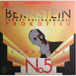Sergei Prokofiev / Leonard Bernstein / Israel Philharmonic Orchestra Symphony No. 5 Vinyl LP USED