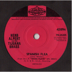 Herb Alpert & The Tijuana Brass Spanish Flea USED VINYL 7INCH 45 RPM SINGLE