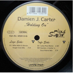 Damien J. Carter Holding On USED VINYL 12INCH