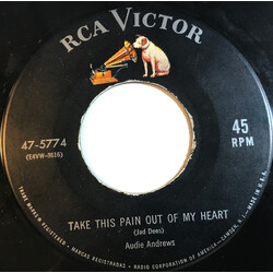 Audie Andrews Take This Pain Out Of My Heart / A Fool Who Loves You USED VINYL 7INCH 45 RPM SINGLE