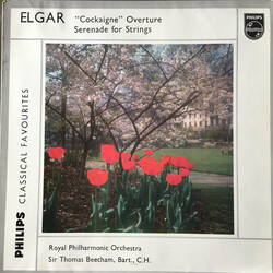 Sir Thomas Beecham / The Royal Philharmonic Orchestra / Sir Edward Elgar "Cockaigne" Overture / Serenade for Strings Vinyl LP USED