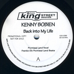 Kenny Bobien Back To Life USED VINYL 12INCH 33 S RPM PROMO