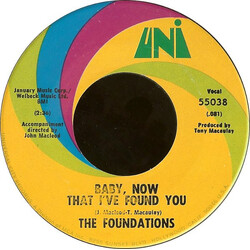 The Foundations Baby, Now That I've Found You  VINYL 7" USED