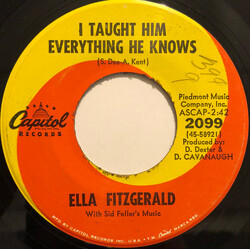 Ella Fitzgerald I Taught Him Everything He Knows USED VINYL 7INCH 45 RPM SINGLE