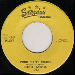 Benny Barnes Poor Man's Riches / Those Who Know USED VINYL 7INCH 45 RPM