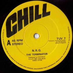 N.R.G. The Terminator USED VINYL 12INCH 45 RPM STEREO