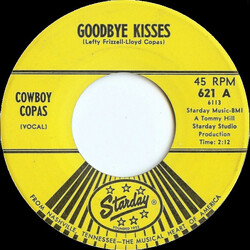Cowboy Copas Goodbye Kisses USED VINYL 7INCH SINGLE 45 RPM