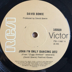 David Bowie John, I'm Only Dancing 1972 USED VINYL 7INCH 45 RPM