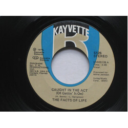 facts of life Caught In The Act (Of Gettin' It On) USED VINYL 7INCH 45 RPM STYRENE