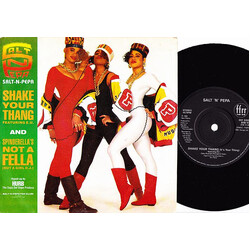 Salt 'N' Pepa Shake Your Thang (It's Your Thing) / Spinderella's Not A Fella (But A Girl DJ) USED VINYL 7INCH 45 RPM SINGLE