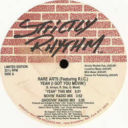 Rare Arts / R.I.C. (2) Yeah (I Got You Movin') USED VINYL 12INCH 33 S RPM LIMITED EDITION