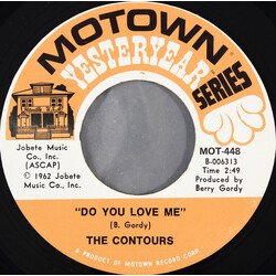 The Contours Do You Love Me / Shake, Sherrie USED VINYL 7INCH 45 RPM SINGLE REISSUE MONO