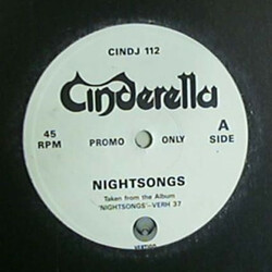 Cinderella (3) Night Songs USED VINYL 12INCH PROMO