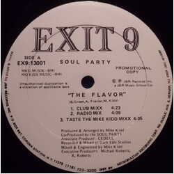 Soul Party The Flavor / Lips Together Teeth Apart USED VINYL 12INCH 33 S RPM PROMO