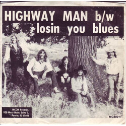 The Dave Chastain Band Highway Man / Losin' You Blues USED VINYL 7INCH 45 RPM