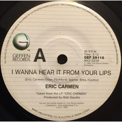 Eric Carmen I Wanna Hear It From Your Lips USED VINYL 7INCH 45 RPM SINGLE