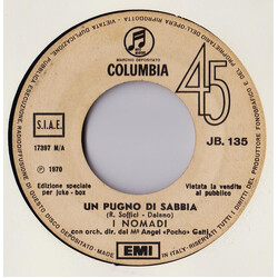 Nomadi / Kocis Un Pugno Di Sabbia / Per Te Dolce Amore USED VINYL 7INCH 45 RPM JUKEBOX