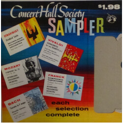 Alexander Schreiner / Harry Sevenstern / Philippe Entremont Concert Hall Society Hi-Fi Sampler Vinyl LP USED