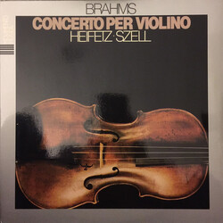 Johannes Brahms / Jascha Heifetz / The New York Philharmonic Orchestra / George Szell Concerto Per Violino Vinyl LP USED