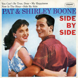 Pat Boone / Shirley Boone Side By Side USED VINYL 7INCH 45 RPM EP