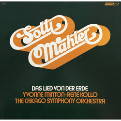 Gustav Mahler / The Chicago Symphony Orchestra / Georg Solti / Yvonne Minton / René Kollo Das Lied Von Der Erde Vinyl LP USED