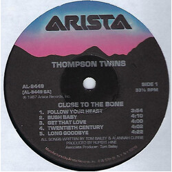 Thompson Twins Close To The Bone Vinyl LP USED