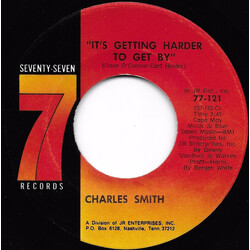 Charles Smith (13) It's Getting Harder To Get By / Why Can't I Cry USED VINYL 7INCH 45 RPM