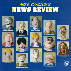 Mike Carlton (2) Mike Carlton's News Review Vinyl LP USED