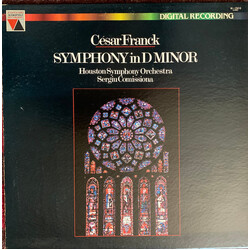 César Franck / Houston Symphony Orchestra / Sergiu Comissiona Symphony In D Minor Vinyl LP USED