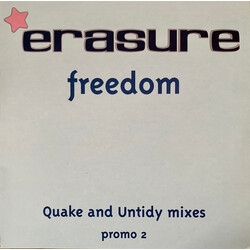 Erasure Freedom (Quake And Untidy Mixes) USED VINYL 12INCH SINGLE PROMO
