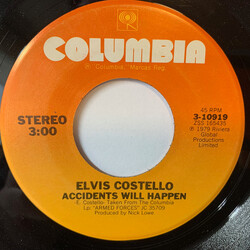 Elvis Costello Accidents Will Happen USED VINYL 7INCH 45 RPM SINGLE STEREO