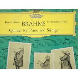 Johannes Brahms / Janáček Quartet / Eva Bernáthová Quintet for Piano and Strings in F minor, Op. 34 Vinyl LP USED