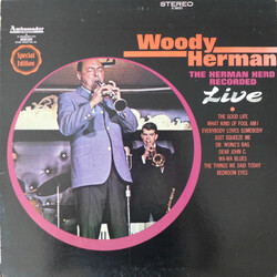 Woody Herman The Herman Herd Recorded Live Vinyl LP USED