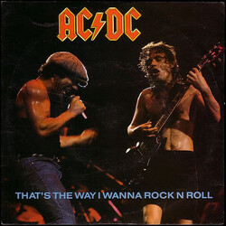 AC/DC That's The Way I Wanna Rock N Roll USED VINYL 7INCH 45 RPM SINGLE