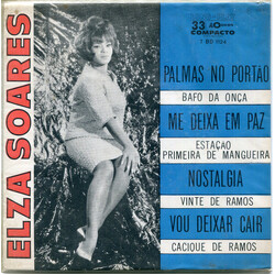 Elza Soares Palmas No Portão / Me Deixa Em Paz / Nostalgia / Vou Deixar Cair USED VINYL 7INCH 33 S RPM EP