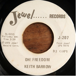 Keith Barrow Oh! Freedom / Alright Now Vinyl 7" USED